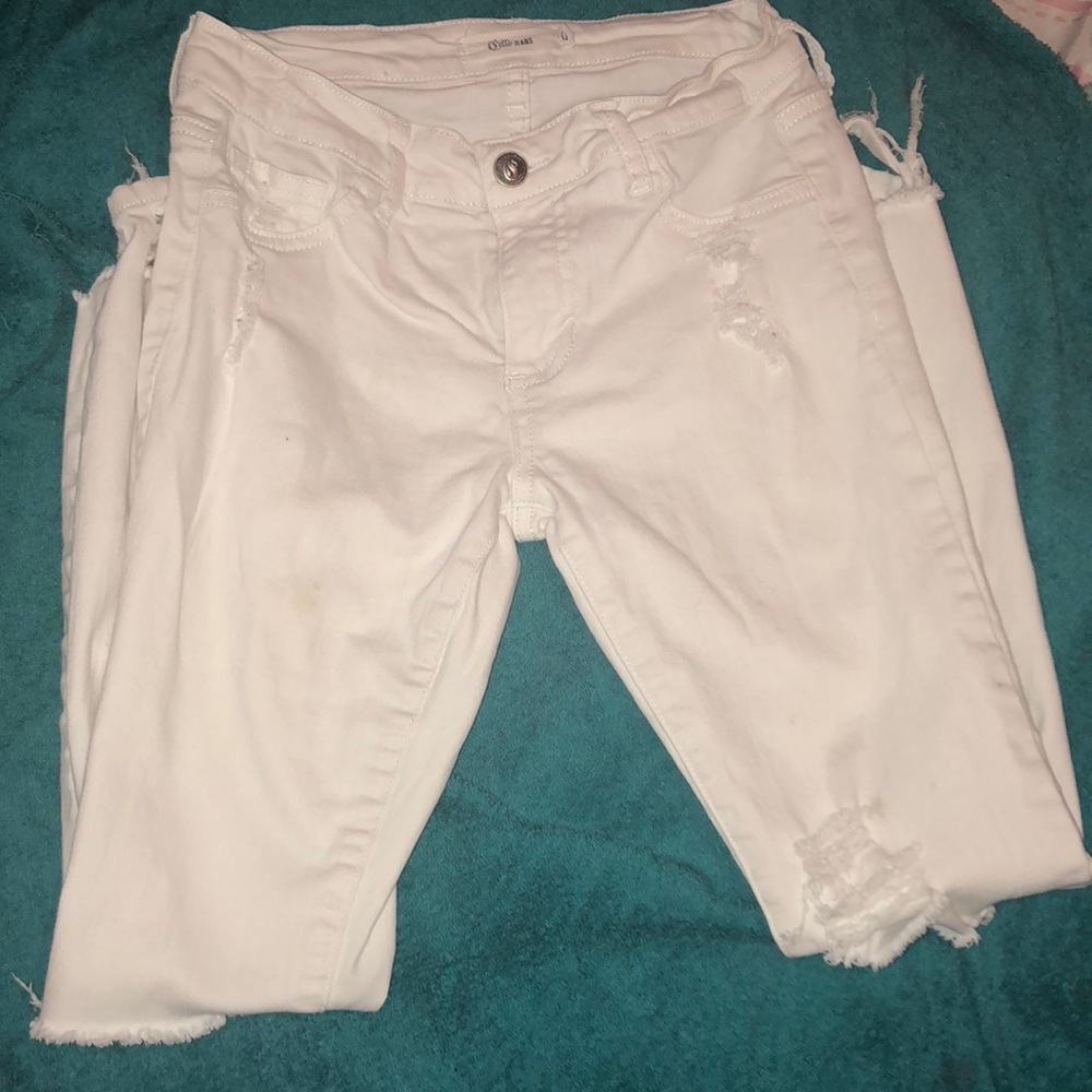white skinny jeans size 0